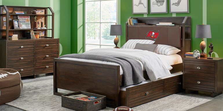 Twin Size Bookcase Bedroom Sets For Boys In Headboard