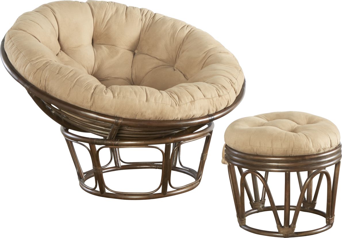 Papasan cheap chair set