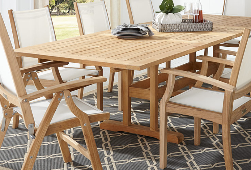 Outdoor Patio Dining Furniture Wicker Wood Teak More