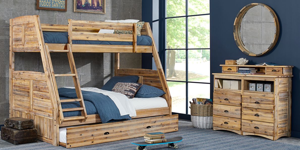 Full size deals top bunk bed