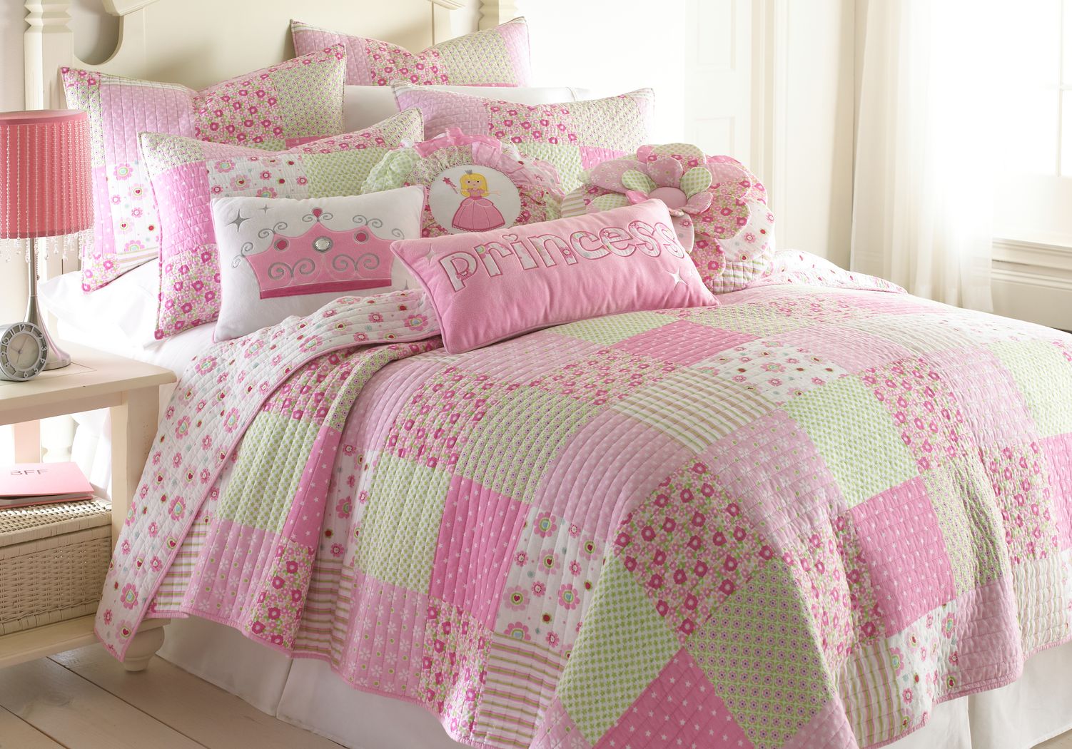 Princess Faith Pink Twin Quilt Set - Rooms To Go