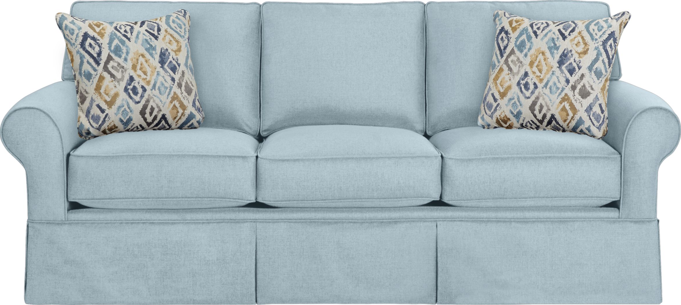 Light blue on sale sleeper sofa