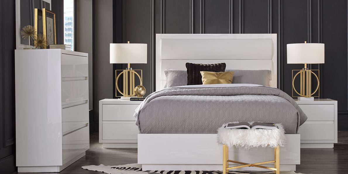 Bobs white deals bedroom furniture