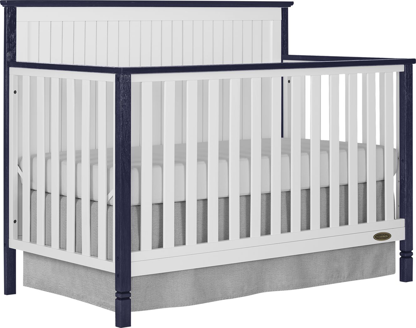 navy convertible crib