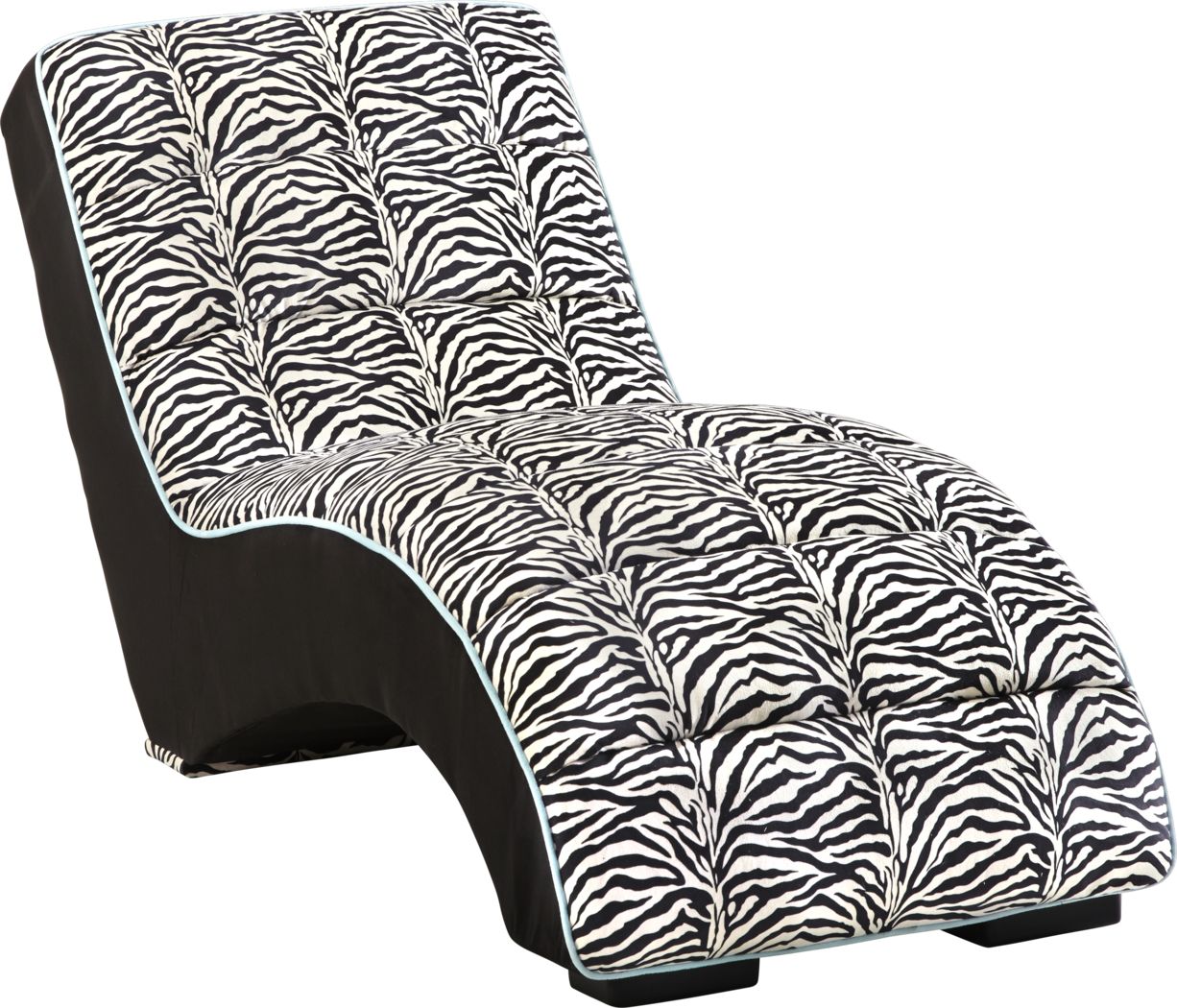 Zebra chaise on sale