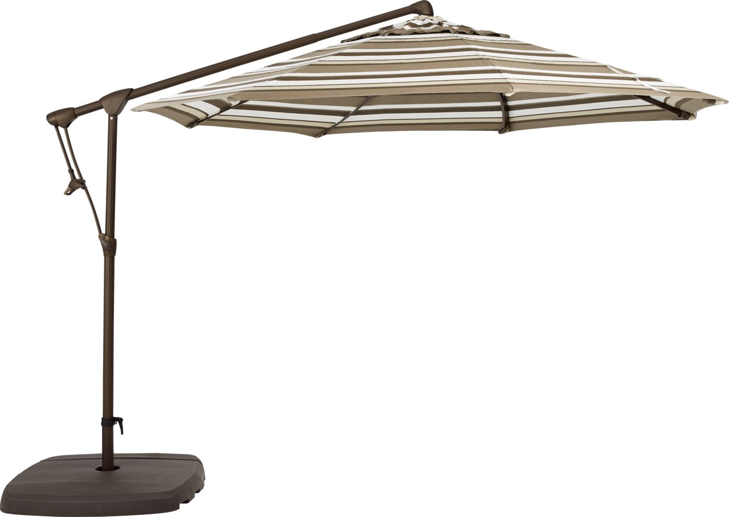 grand patio napoli deluxe 11 ft curvy aluminum offset umbrella