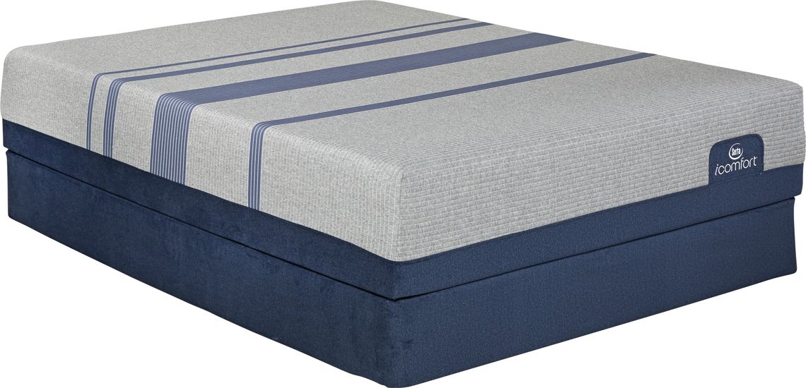 Serta Icomfort Blue Max 1000 Low Profile King Mattress Set Rooms