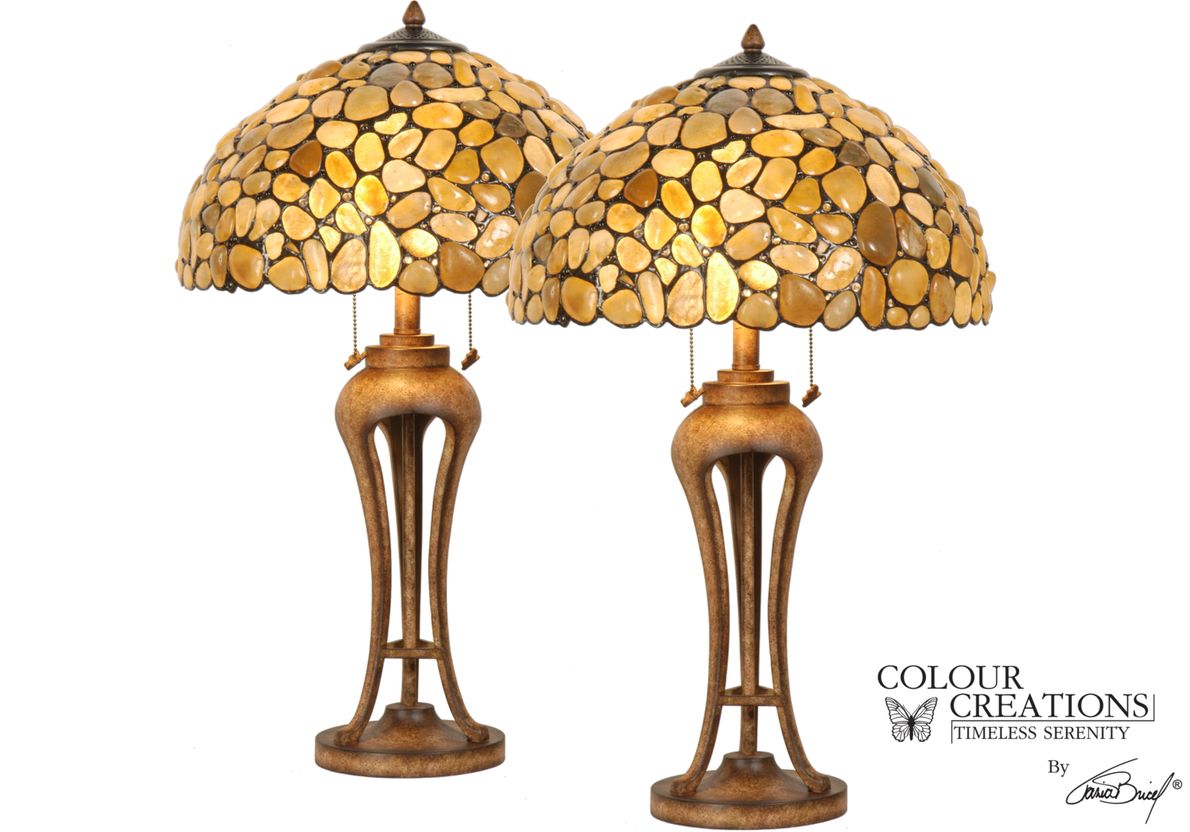 Tiffany style deals lamp sets