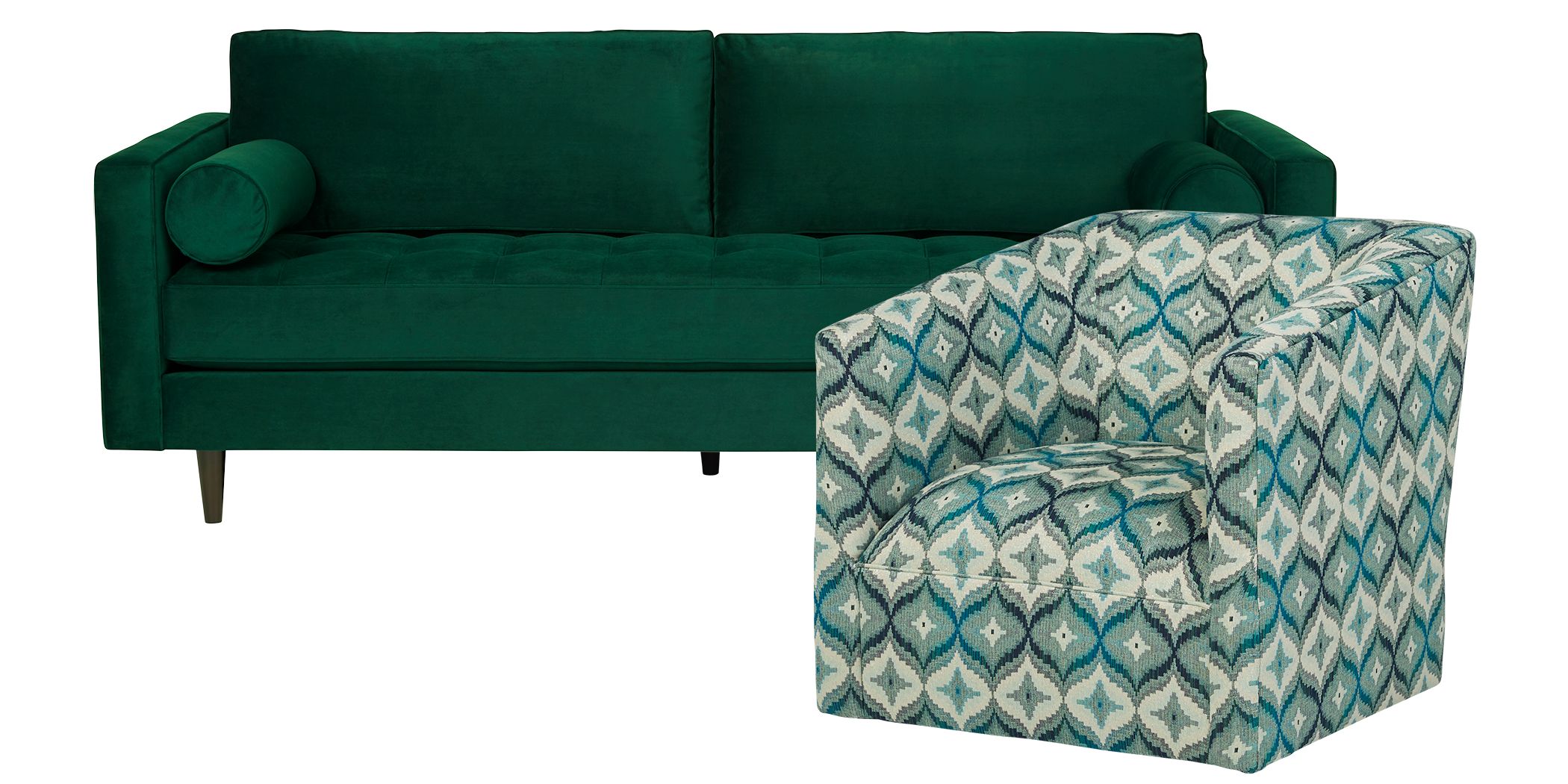 Sofia Vergara Pacific Palisades Emerald Plush Sofa atelieryuwa.ciao.jp