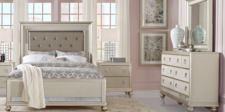 sofia vergara queen bedroom sets for sale: 5 & 6-piece suites