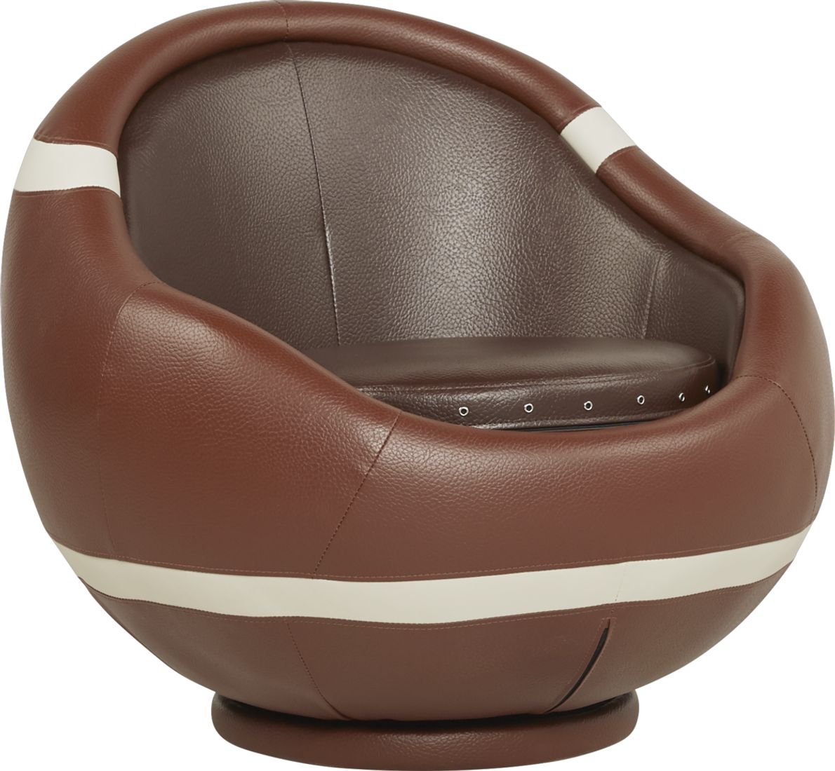 Sport Football Brown Swivel Chair