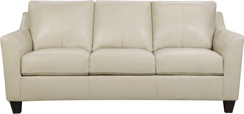 teramo chambray leather sofa