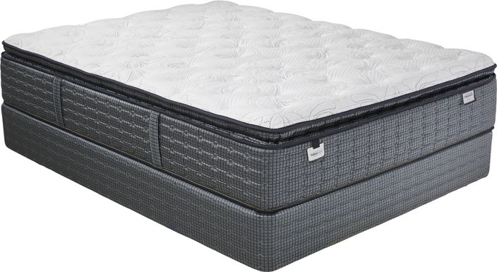 therapedic allington low profile queen mattress set