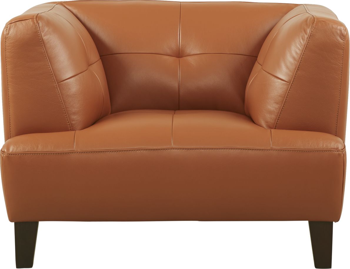 Capri leather online chair