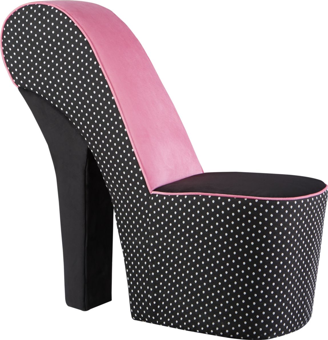 Pink high heel chair clearance