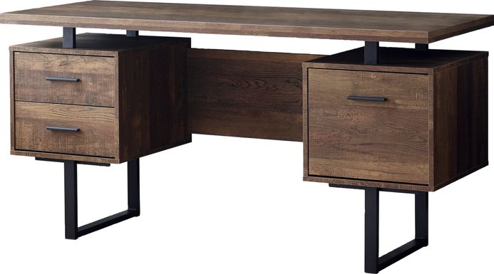 Dark Wood Desks for Home Offices: Mahogany, Cherry, etc.